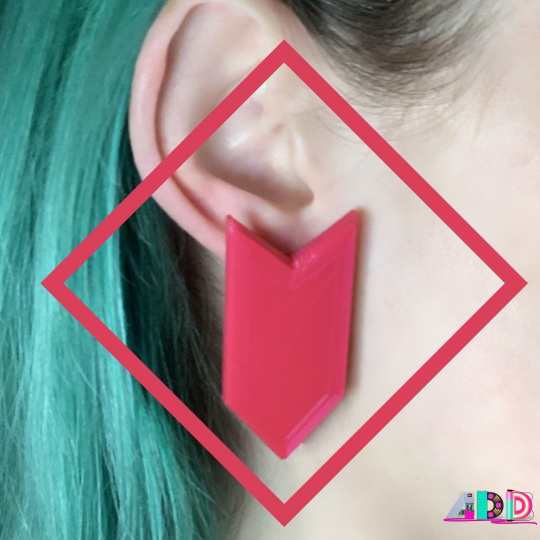 3D Model - Sailor Pluto - Earrings