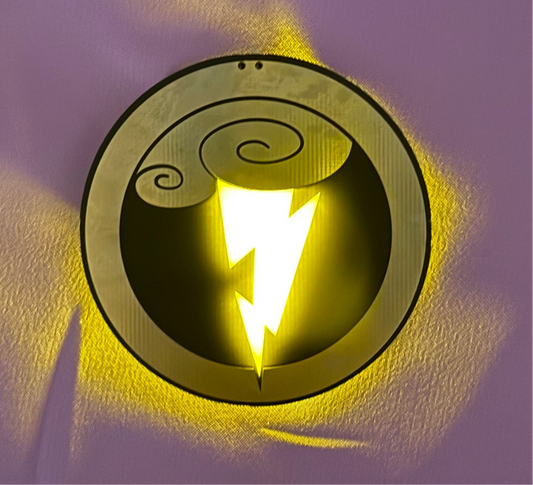 Light Up Disney Inspired Hercules Medallion Badge